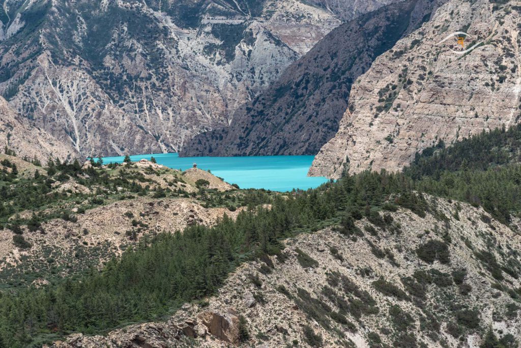 Glimpse of Phoksundo Lake